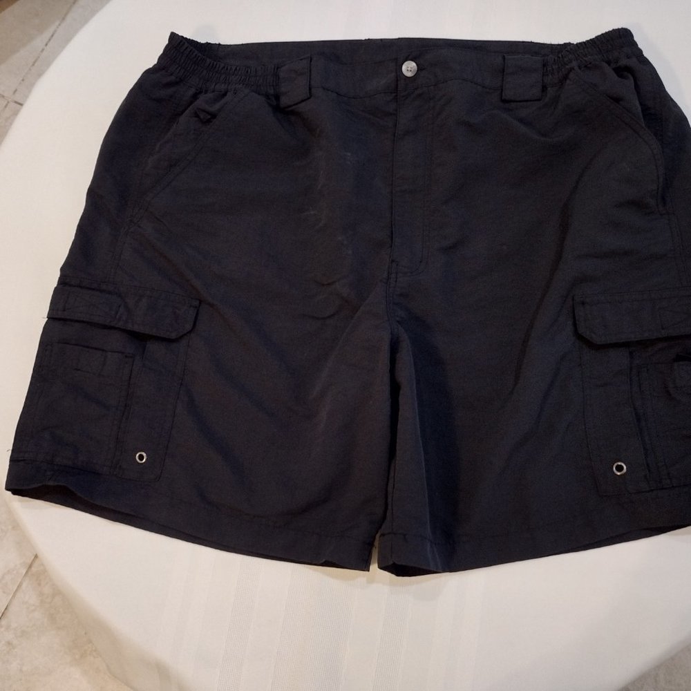 Men's Nylon Cargo Shorts Size 44 Color Black